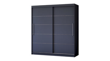 Dressing Radu fara oglinda, 180x200x61 cm, gri antracit - imagine 3