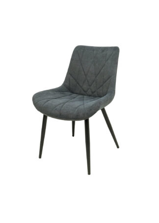 Scaun ML-1, tapitat stofa, gri
