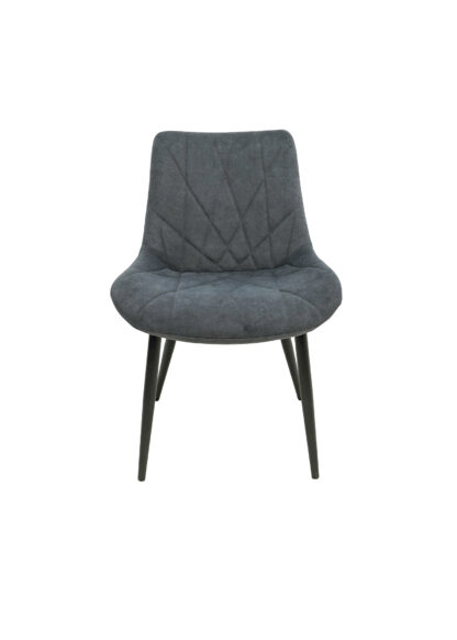 Scaun ML-1, tapitat stofa, gri - imagine 2