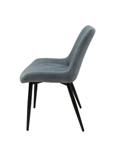 Scaun ML-2, tapitat stofa, albastru - imagine 2