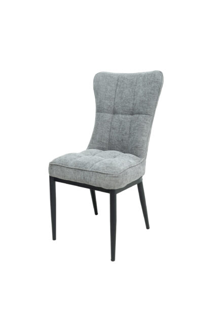 Scaun ML-3, tapitat stofa, gri
