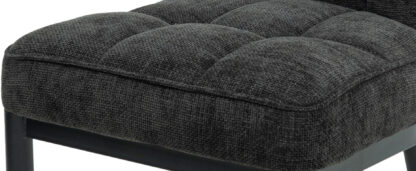 Scaun ML-3, tapitat stofa, negru - imagine 6