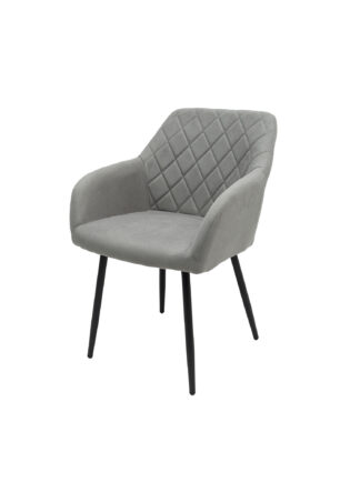 Scaun ML-5, tapitat stofa, gri
