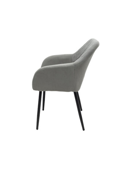 Scaun ML-5, tapitat stofa, gri - imagine 2