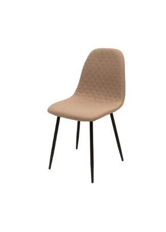 Scaun ML-6, tapitat stofa, crem