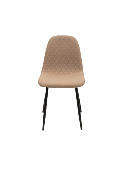 Scaun ML-6, tapitat stofa, crem - imagine 3