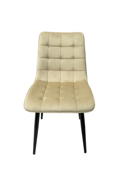 Scaun bucatarie tapitat S-214, Stofa, Bej - imagine 4