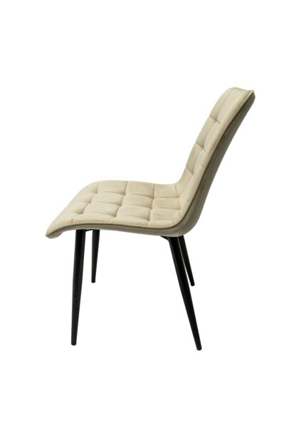 Scaun bucatarie tapitat S-214, Stofa, Bej - imagine 3