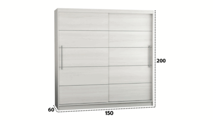 Dressing Ina, 150x200x60 cm, Pin - imagine 4