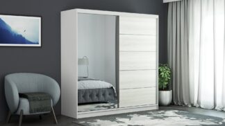 Dressing Ina, 150x200x60 cm, Alb/Pin