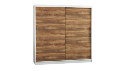 Dressing Ina, 150x200x60 cm, Alb/Nuc - imagine 4