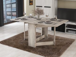 Masa pliabila fold, 161x75x89 cm, K537 stejar gri