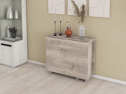 Masa pliabila fold, 161x75x89 cm, K537 stejar gri - imagine 7